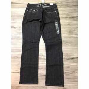 AMERICAN EAGLE 77 STRAIGHT LOW RISE SKINNY BLACK